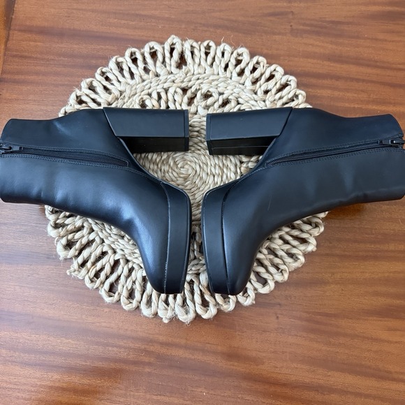 Madden Girl Platform Ankle Boots Women's 7 Black Moto Chunky Heel Goth Fairycore - Picture 12 of 16